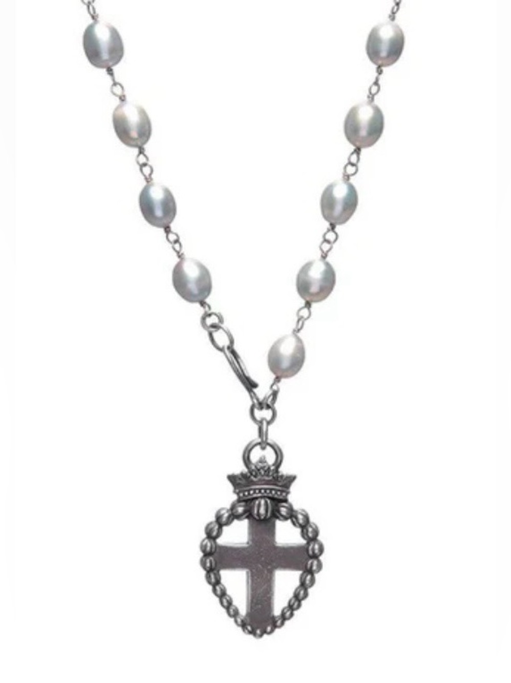 Shannon Koszyk Sacred heart freshwater Pearl Necklace - Picture 6 of 10